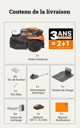 Image du fabricant 8 du Robot tondeuse WORX Vision Cloud