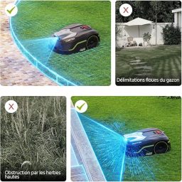 Image du fabricant 8 du SUNTEK Robot Tondeuse sans Fil