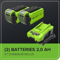 Image du fabricant 8 du Tondeuse Greenworks 40V sans fil