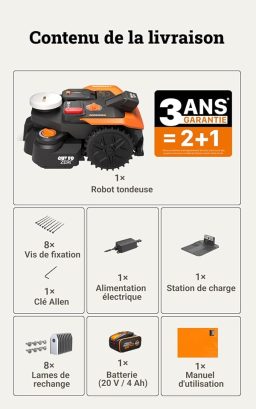 Image du fabricant 8 du WORX Vision Cloud 2WD Robot Tondeuse