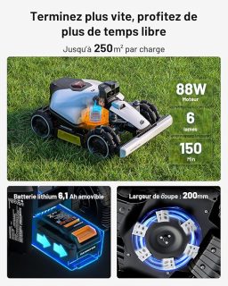 Image du fabricant 9 du MAMMOTION LUBA Mini AWD LiDAR robot