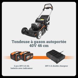 Image du fabricant 9 du WORX Tondeuse à Gazon WG749E