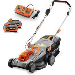Tondeuse À Gazon sans fil Fuxtec E2RM37 Set Batteries et Chargeur