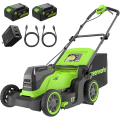 Tondeuse À Gazon sans fil Greenworks MO48L422 01