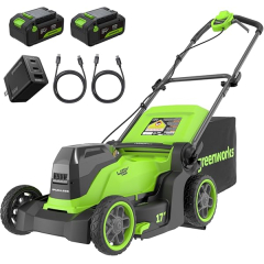 Tondeuse À Gazon sans fil Greenworks MO48L422 01